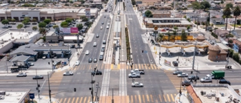 aerial view of Slauson and Crenshaw intersection